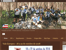 Tablet Screenshot of pedaladadanoite.com.br